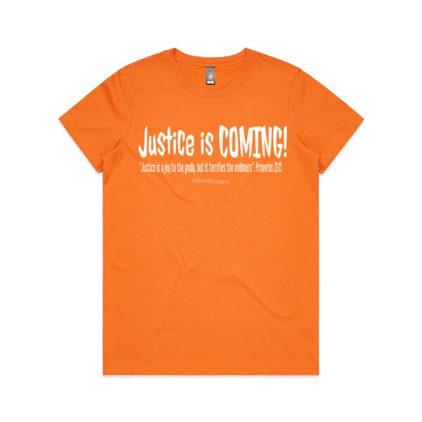 Justice (female tee) Thumbnail