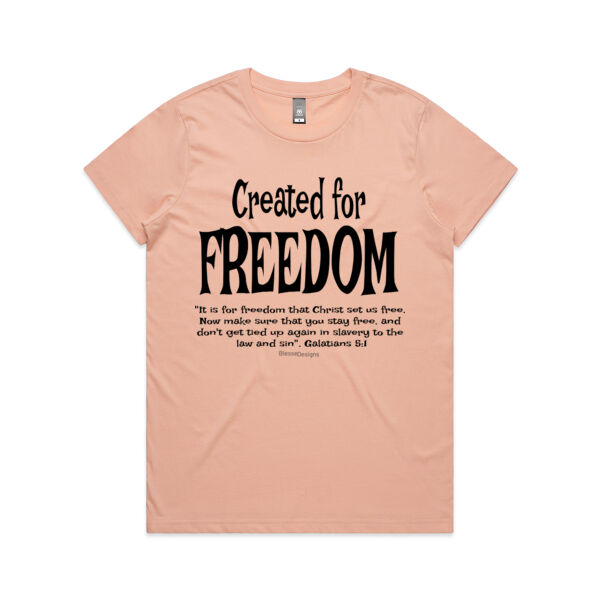 Created for FREEDOM (Female tee) Thumbnail