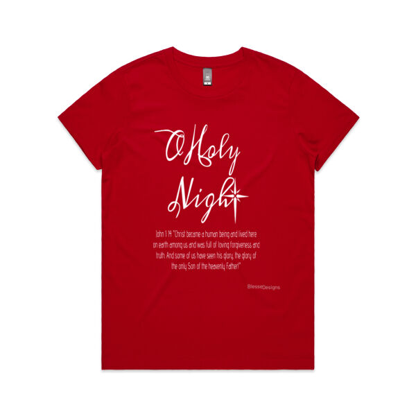O Holy Night (female tee) Thumbnail