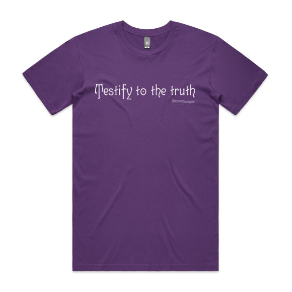 Testify to the truth - FRONT & BACK Thumbnail