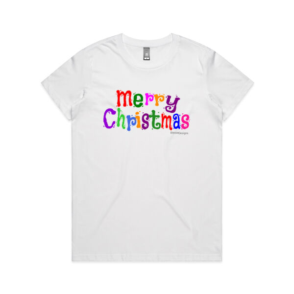 Merry Christmas (female tee) Thumbnail