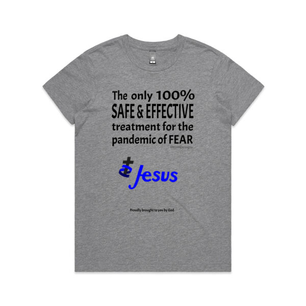 100% Safe & Effective (female tee) Thumbnail