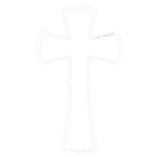white cross with outline  2  Thumbnail