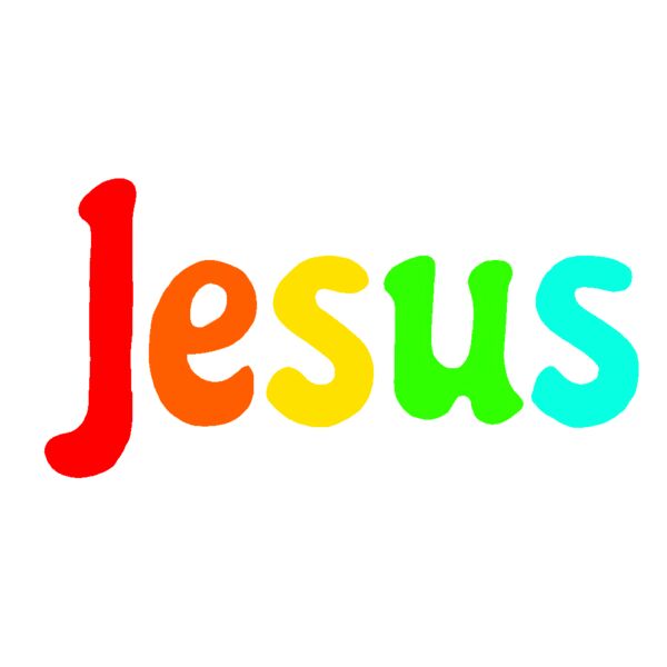 Jesus multicolored crop Thumbnail