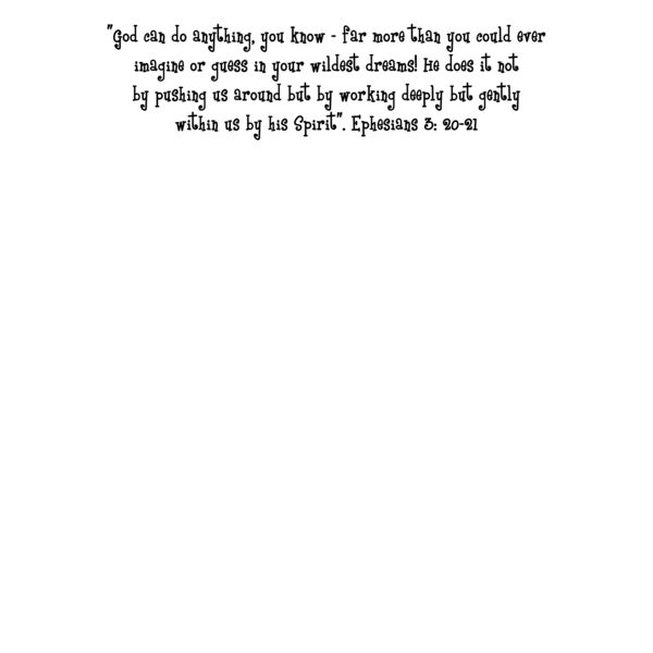 God CAN do ANYTHING - back Thumbnail