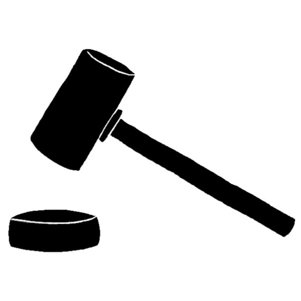 black justice gavel Thumbnail