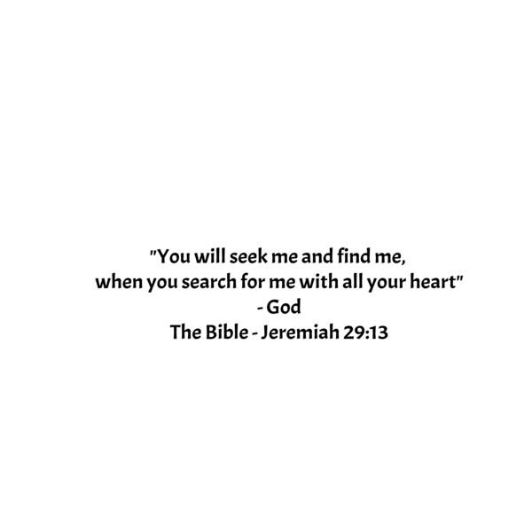 You will seek and find me Thumbnail