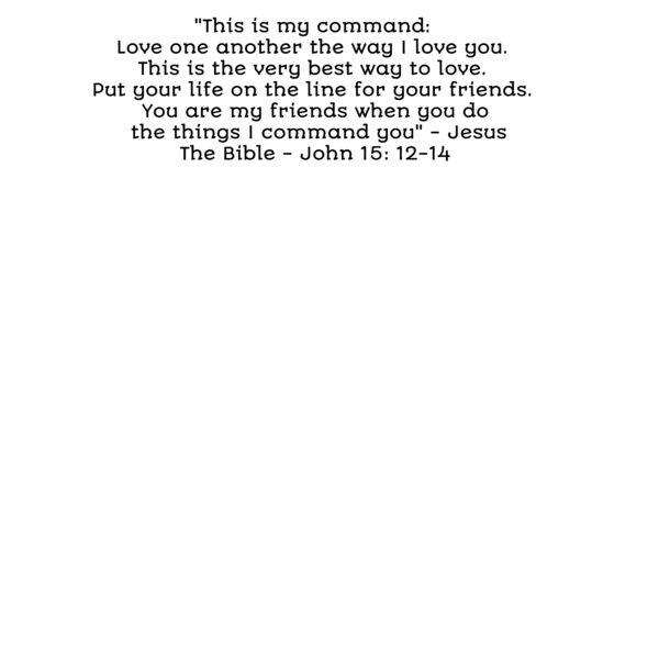 love one another as I have loved you Thumbnail