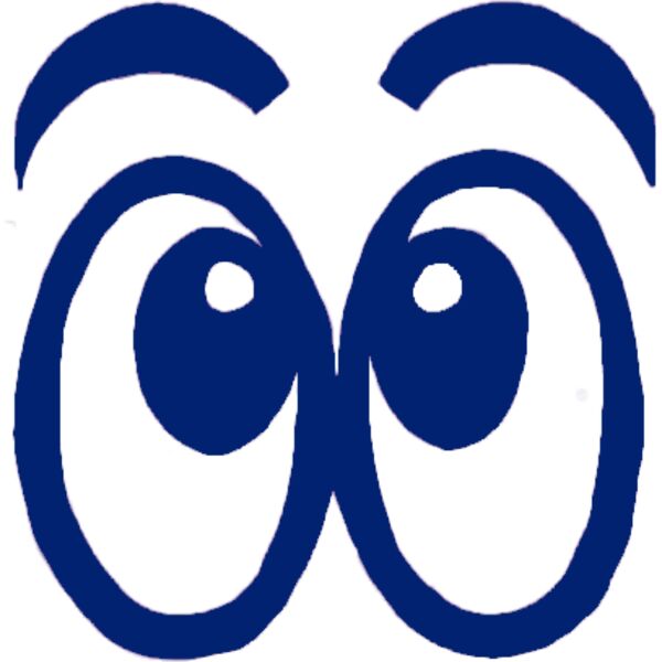 eyes blue outline Thumbnail